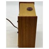 Vintage B&B Electric Clock with Brass Accents