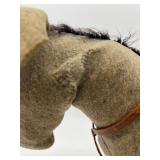 Early Steiff Felt Horse on Wheels