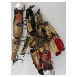 Collection of Vintage Fishing Reels and Lures