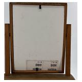 Set of 3 Vintage Swing Arm Picture Frames on Stand