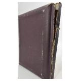 Vintage Wisconsin Dells Hand-Painted Plate and Antique Floral Photo Album