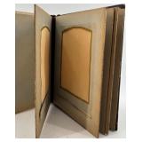 Vintage Wisconsin Dells Hand-Painted Plate and Antique Floral Photo Album