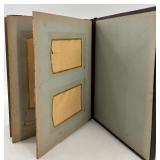 Vintage Wisconsin Dells Hand-Painted Plate and Antique Floral Photo Album