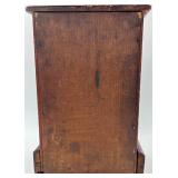 Vintage Red Goofus Glass Plate, Embossed Vase, and Mantel Clock Set