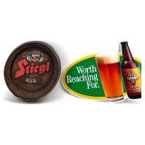 Set of 2 Vintage Beer Signs: Stiegl Salzburger Bier & Summit Extra Pale Ale