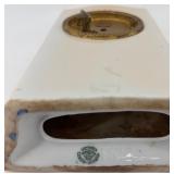 Antique Seth Thomas Mantel Clock with Porcelain Case