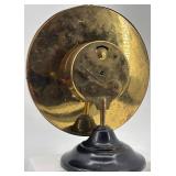 Vintage One Hand Clock Co. Clock with Brass Detailing