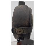 Vintage DETEX Watchclock with Leather Case and Keys