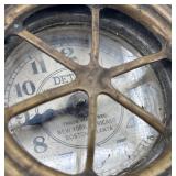 Vintage DETEX Watchclock with Leather Case and Keys