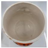 Set of 4 Ceramic Mushroom Canisters with Lids