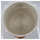 Set of 4 Ceramic Mushroom Canisters with Lids