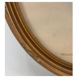 Vintage Hope Novelty Co. Bird Print in Frame and Red Wing Art Pottery Vase