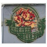 Vintage Lot of 2 Standard Mirror and New Haven Dashboard Clocks