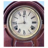 Vintage Ithaca Calendar Clock with Dual Dials
