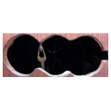 Vintage Ithaca Calendar Clock with Dual Dials