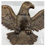 Vintage Brass American Eagle Wall Plaque