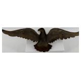 Vintage Brass American Eagle Wall Plaque