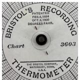 Vintage Recording Thermometer by Taylor & Bristol