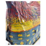 Vintage Table Clock, Tin Chicken Toy, and Glass Oil Lamp Set