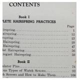 Collection of 6 Watch and Clock Repair Books Including Fried and Kelly