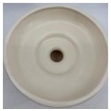 Antique Mantel Clock, Ceramic Bowls, and Ceramic Oil Lamp Set