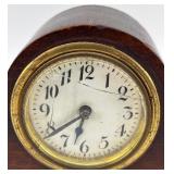 Lot of 3 Vintage Miniature Mantel Clocks and 1 Miniature Regulator Clock