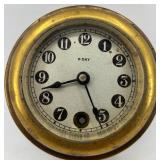 Antique New Haven Brass Nautical 8-Day Clock