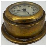 Antique New Haven Brass Nautical 8-Day Clock