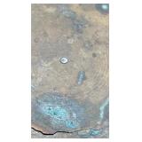 Antique Cast Iron Balance Scale with Brass Pans