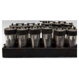 Antique Wet Cell Battery Bank with Brass Oiler