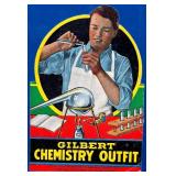Vintage Gilbert Chemistry Set with Original Box and Booklets