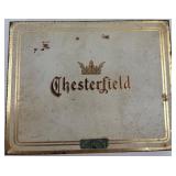 Lot of 3 Vintage Cigarette Tins - Lucky Strike and Chesterfield Collectible Tobacco Tins