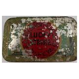 Lot of 3 Vintage Cigarette Tins - Lucky Strike and Chesterfield Collectible Tobacco Tins