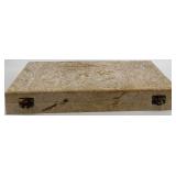 Vintage 3-Piece Carving Set with Antler Handles in Case