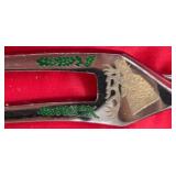 Vintage 3-Piece Carving Set with Antler Handles in Case