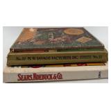 Collection of 3 Vintage Replica Catalogs and Cook Book - Sears Roebuck, M.W. Savage, Miss Parloa