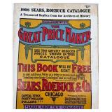 Collection of 3 Vintage Replica Catalogs and Cook Book - Sears Roebuck, M.W. Savage, Miss Parloa