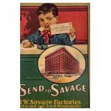 Collection of 3 Vintage Replica Catalogs and Cook Book - Sears Roebuck, M.W. Savage, Miss Parloa