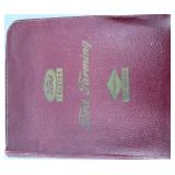 Collection of Vintage Automotive and Farm Books with Ford Farming Binder