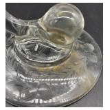 Vintage Clear Glass Candlestick Holders Assorted Styles