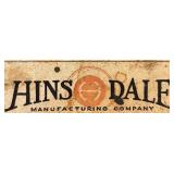 Hinsdale Manufacturing Co. Socket Wrench Set No. 124 in Wooden Box