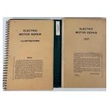 Collection of 9 Vintage and Reference Books Including Electrical Repair and Antiques