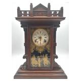 Antique Francis E. Morse Perpetual Calendar Mantel Clock by Welch Manufacturing Co.