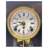 Antique Francis E. Morse Perpetual Calendar Mantel Clock by Welch Manufacturing Co.