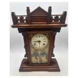 Antique Francis E. Morse Perpetual Calendar Mantel Clock by Welch Manufacturing Co.
