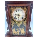 Antique Francis E. Morse Perpetual Calendar Mantel Clock by Welch Manufacturing Co.