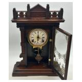 Antique Francis E. Morse Perpetual Calendar Mantel Clock by Welch Manufacturing Co.