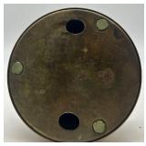 Lot of 2 Vintage Anniversary Dome Clocks Schatz & Leitz Brass Germany