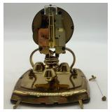 Lot of 2 Vintage Anniversary Dome Clocks Schatz & Leitz Brass Germany