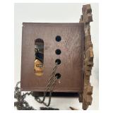 Vintage Black Forest Cuckoo Clock with Parts and Weights